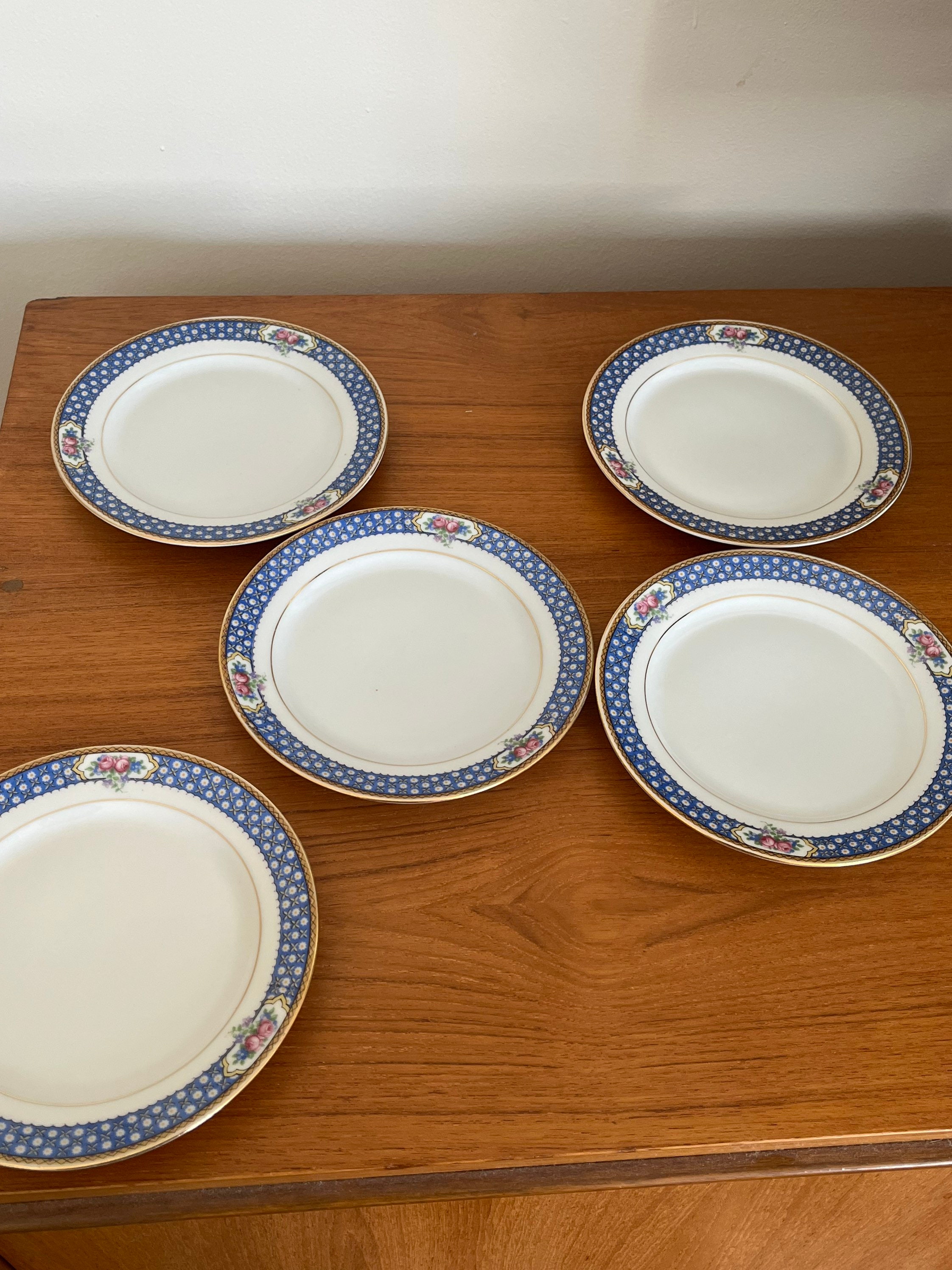 Fine China Dessert Plate in Set of 5 Altwasser Silesia Made Etsy