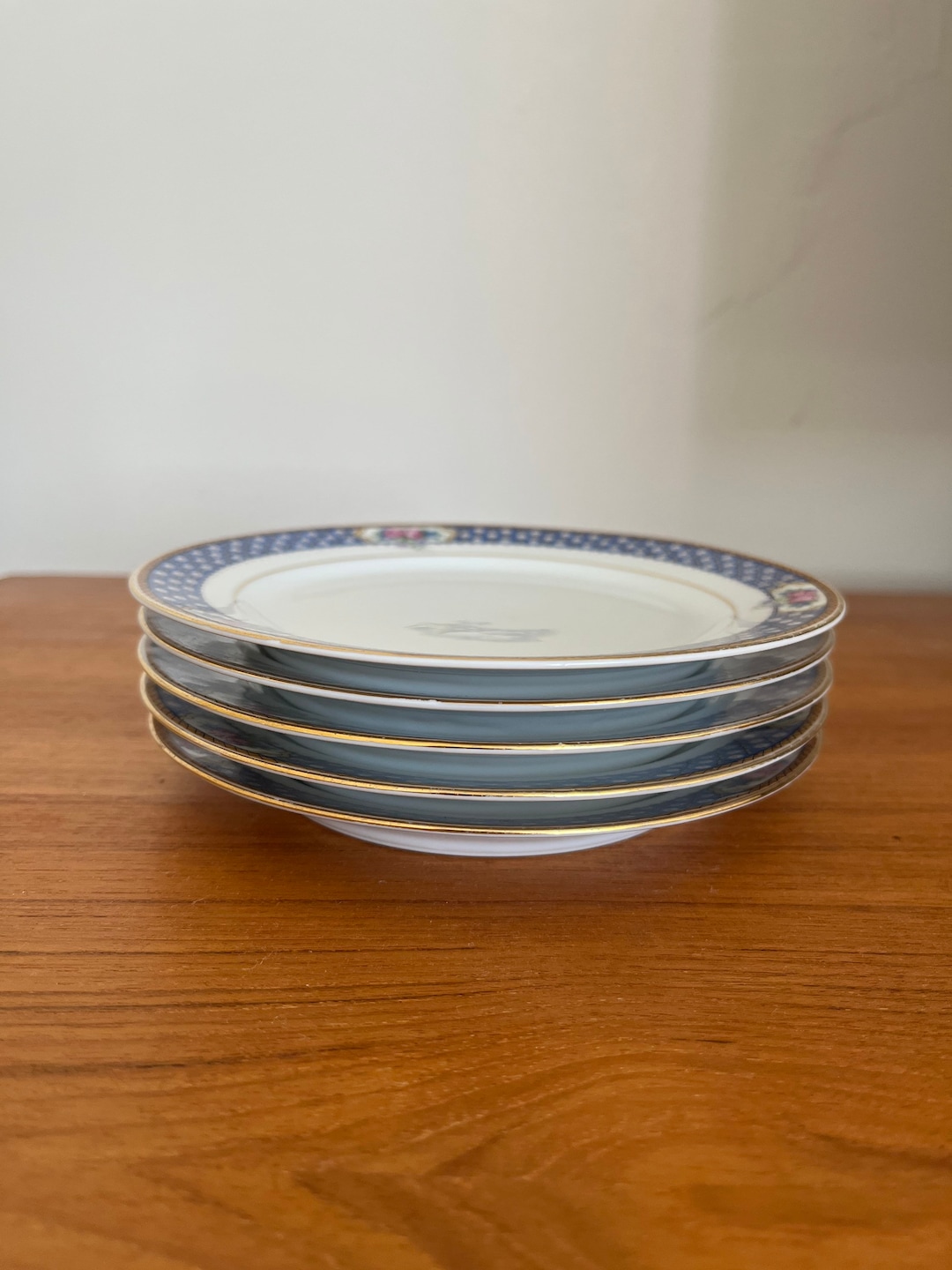 Fine China Dessert Plate in Set of 5 Altwasser Silesia Made Etsy