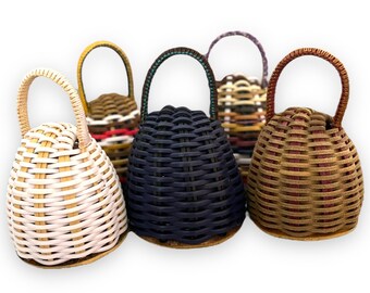 Rattan Caxixi Basket Shaker from Brazil -Authentic Hand Made