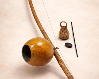 Capoeira Berimbau fatto a mano - Set completo di strumenti musicali brasiliani