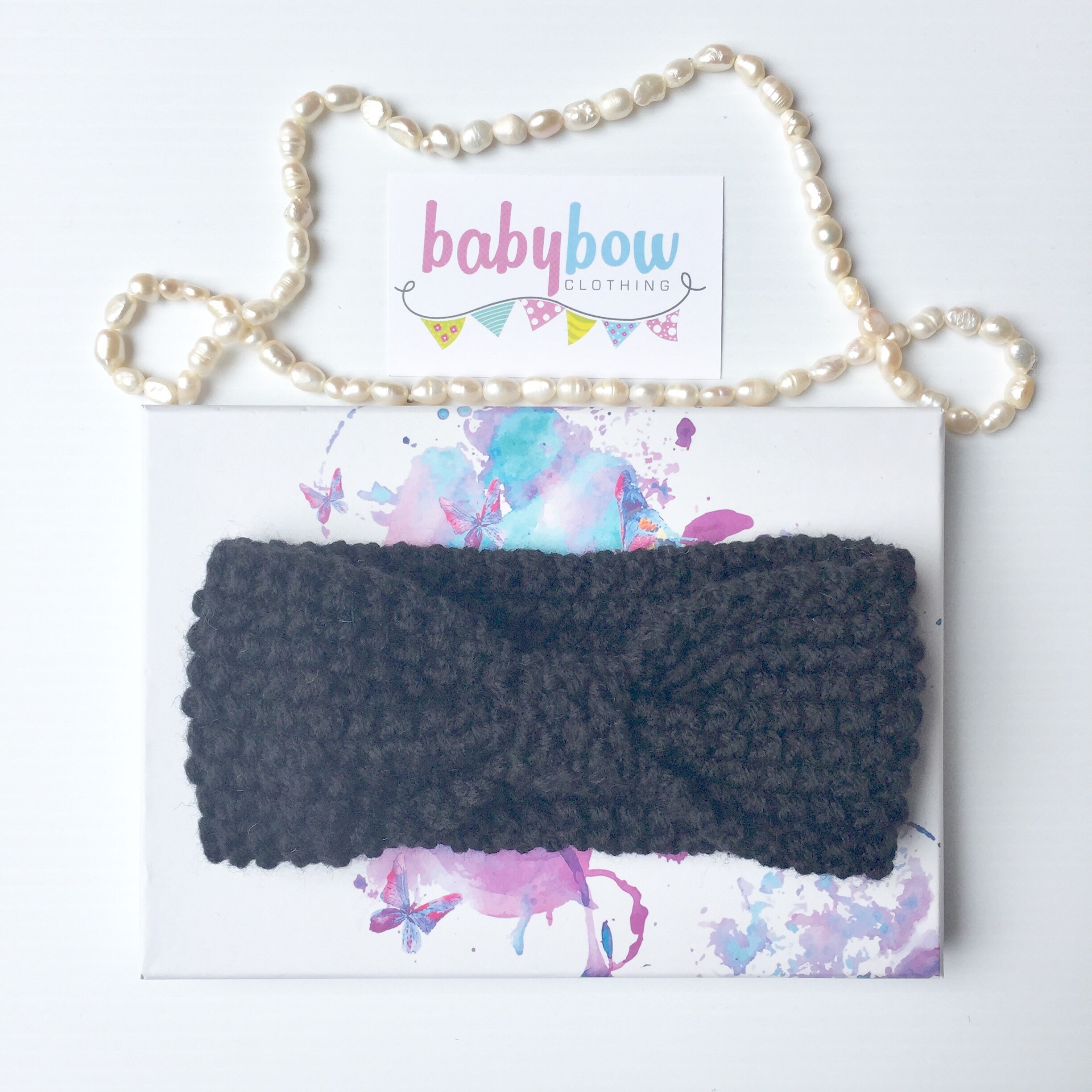 Toddler knitted headbands different colours Etsy