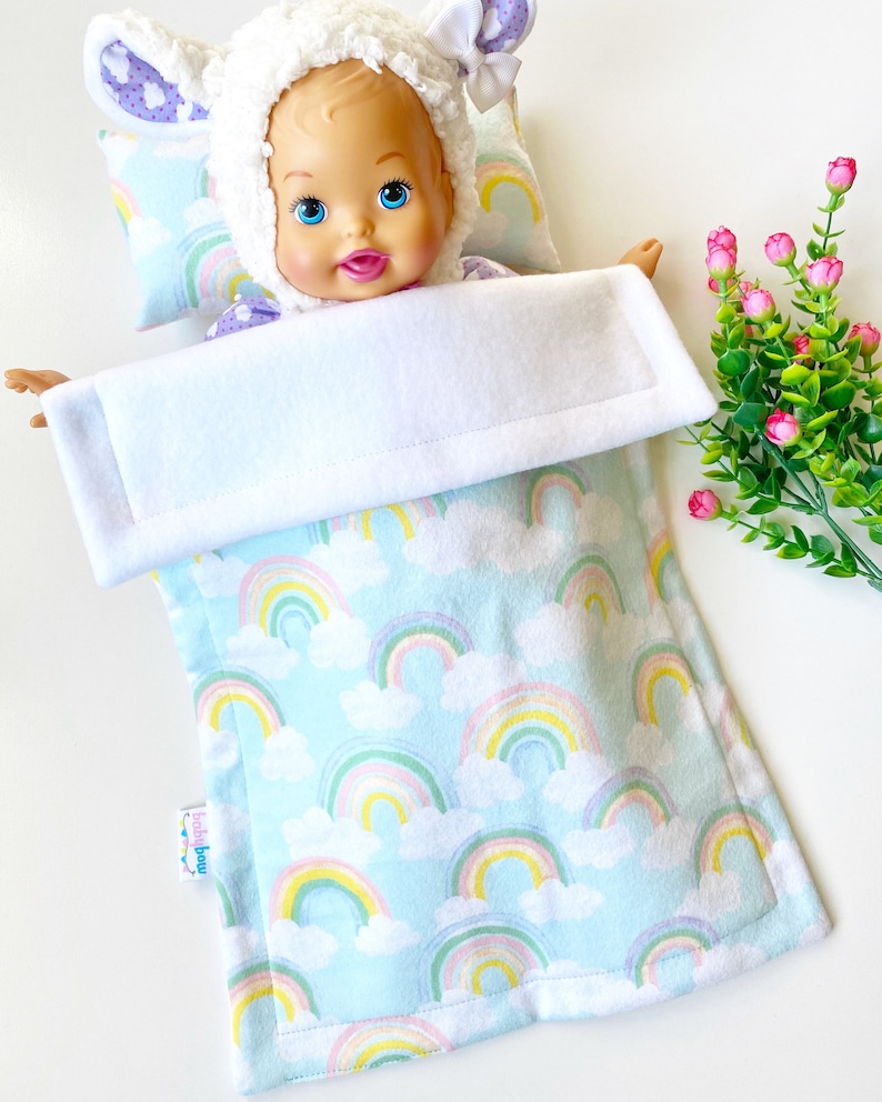 Doll blanket and pillow set Etsy