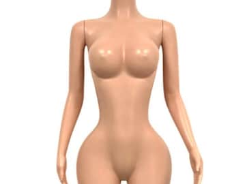 Brazilian Curvy female Mannequin With Arms, BBL Mannequin