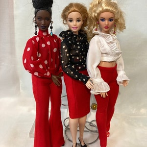 Blue Curvy Barbie Etsy