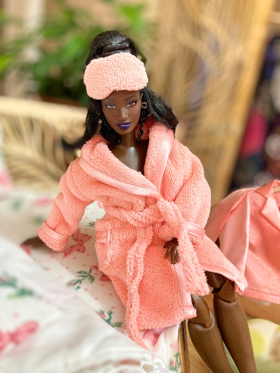 Vêtements de poupée - Convient pour poupée Barbie - Set de 4 robes - Robe à  fleurs 