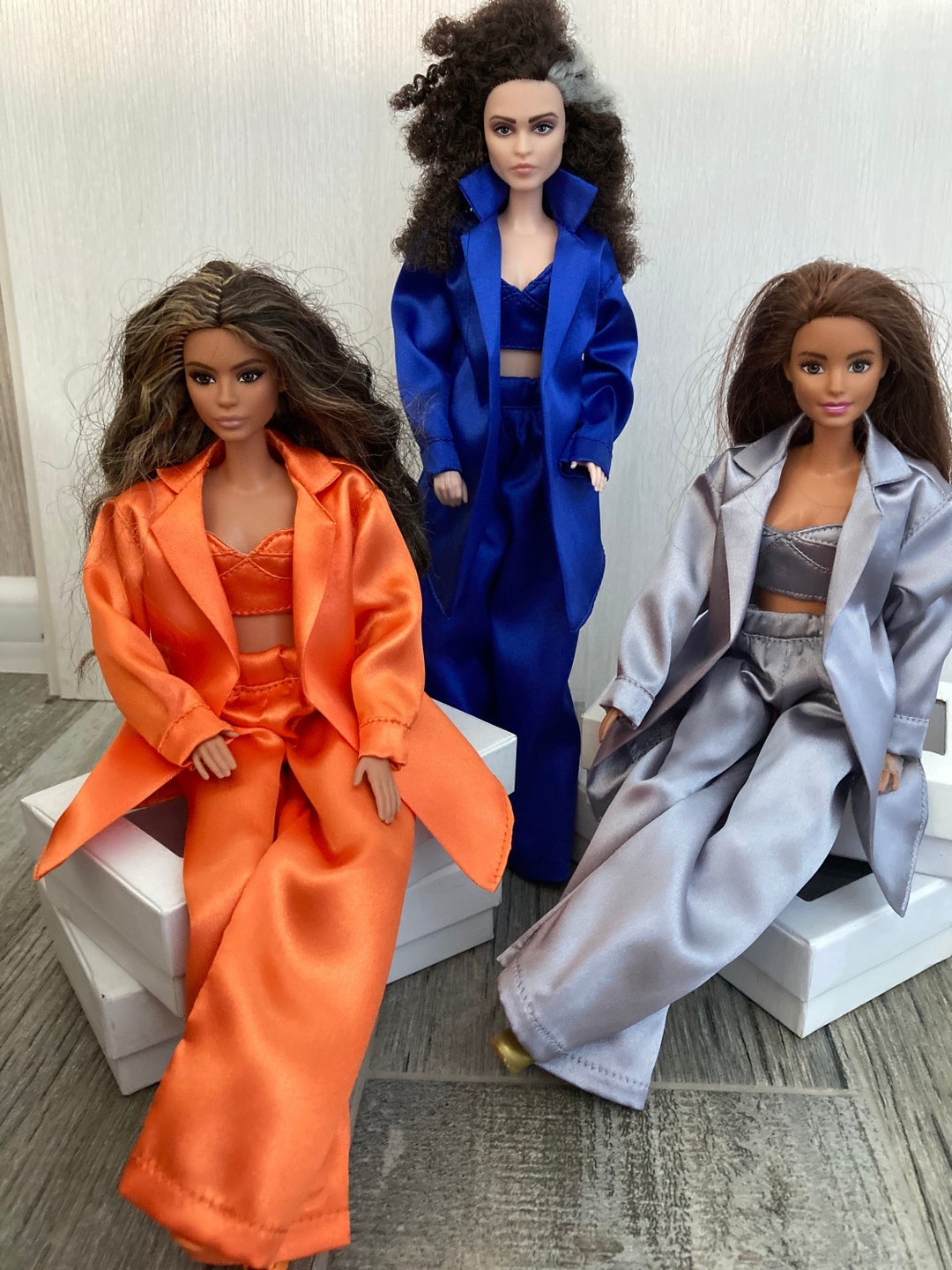 Silk Pajamas for Barbie Doll - Etsy