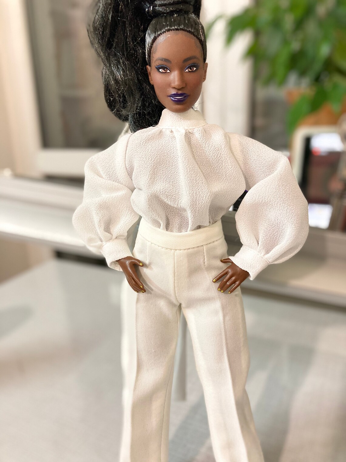 White suit for Curvy Barbie Doll | Etsy