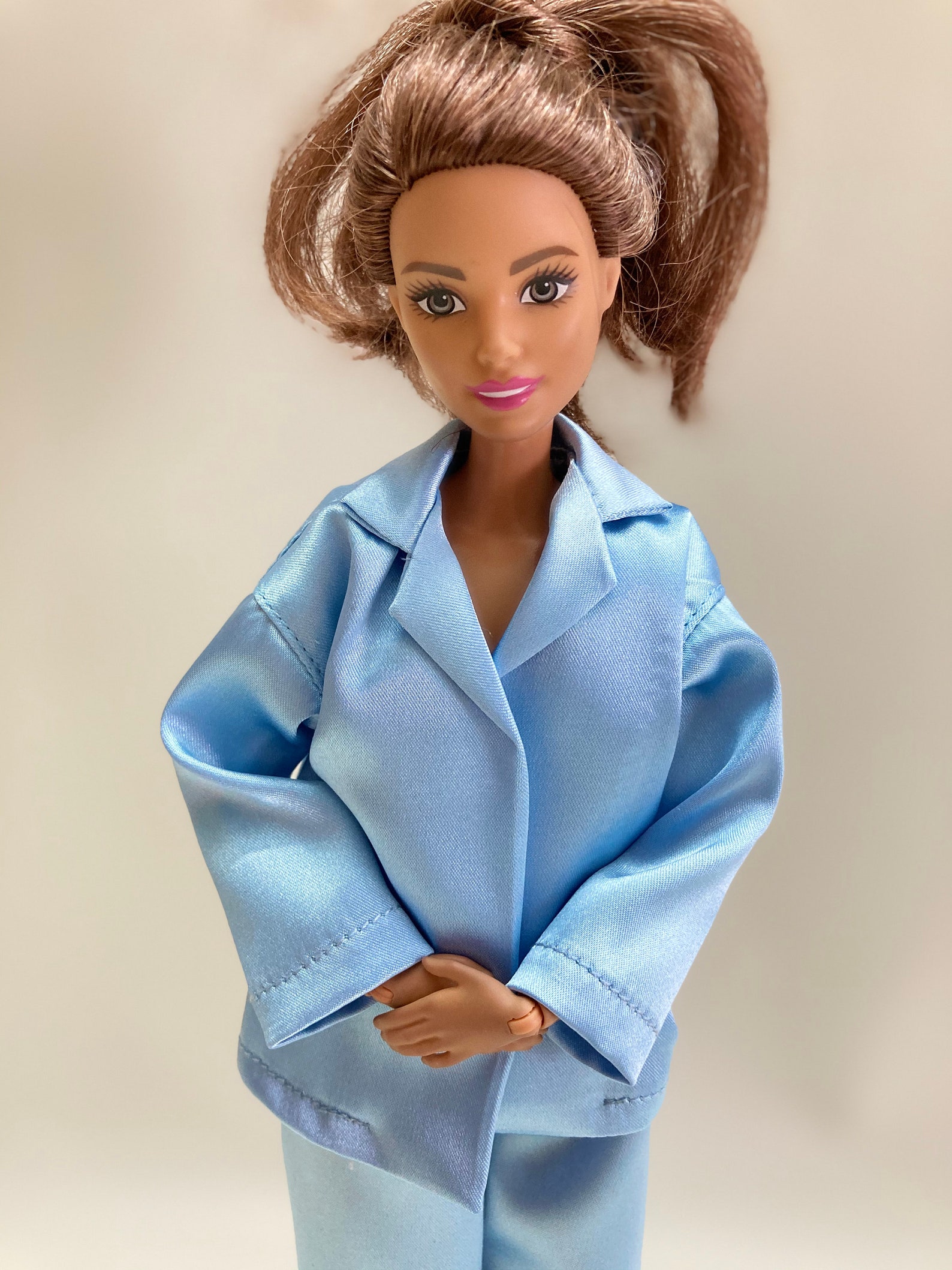 Silk pajamas for Barbie Doll Etsy