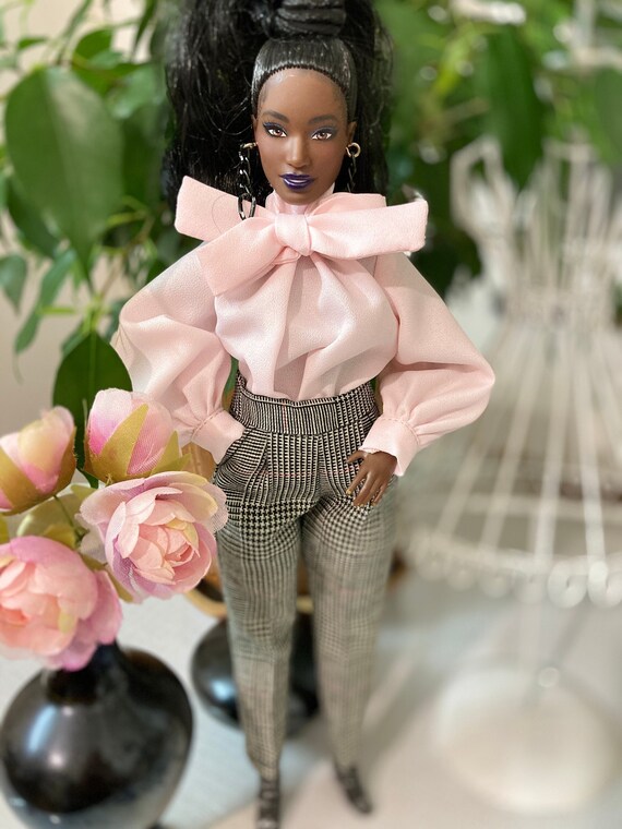 Blouse and Pants for Curvy Barbie Doll | Etsy