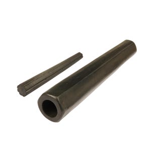 Chillum de arcilla con forma de seis ángulos, Chillum de arcilla negra hecho a mano, Chillum indio, Chillum de arcilla para tabaco, Chillum de arcilla tradicional