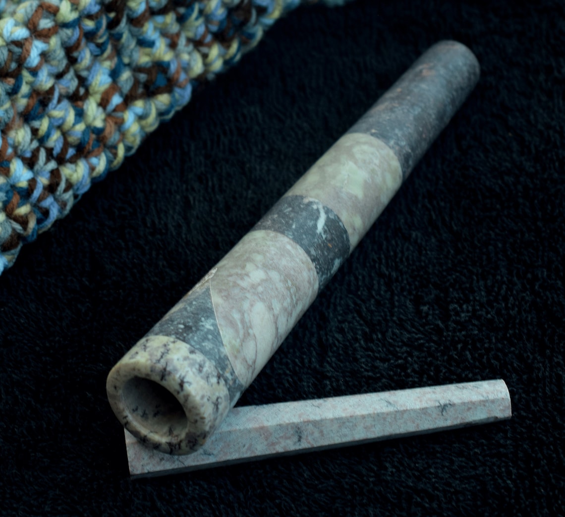 Multiple Stone Chillum Smoking Chillum Marble Stone Chillum Etsy