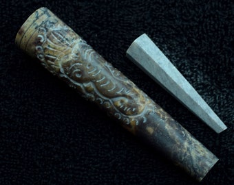 Ganesha Chillum, Marble Chillum, Stone Chillum, Smoking Pipe, Smoking Chillum , Chillum, Baba Chillum, indian Chillum, Handmade Chillum,