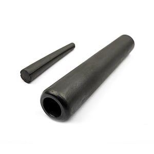 Chillum de arcilla para fumar tabaco, Chillum de arcilla negra hecho a mano, Chillum de arcilla artesanal, Chillum de arcilla tradicional, Chillum de arcilla indio,