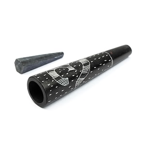 Handgefertigte OM Marmor Chillum, Baba Chillum