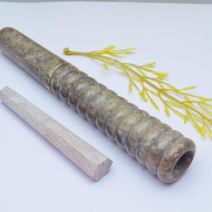 Chillum di tabacco, Chillum di marmo, Chillum di pietra di marmo, Baba Chillum, Chillum indiano, Chillum fatto a mano, Pipa da fumo, Chillum da fumo