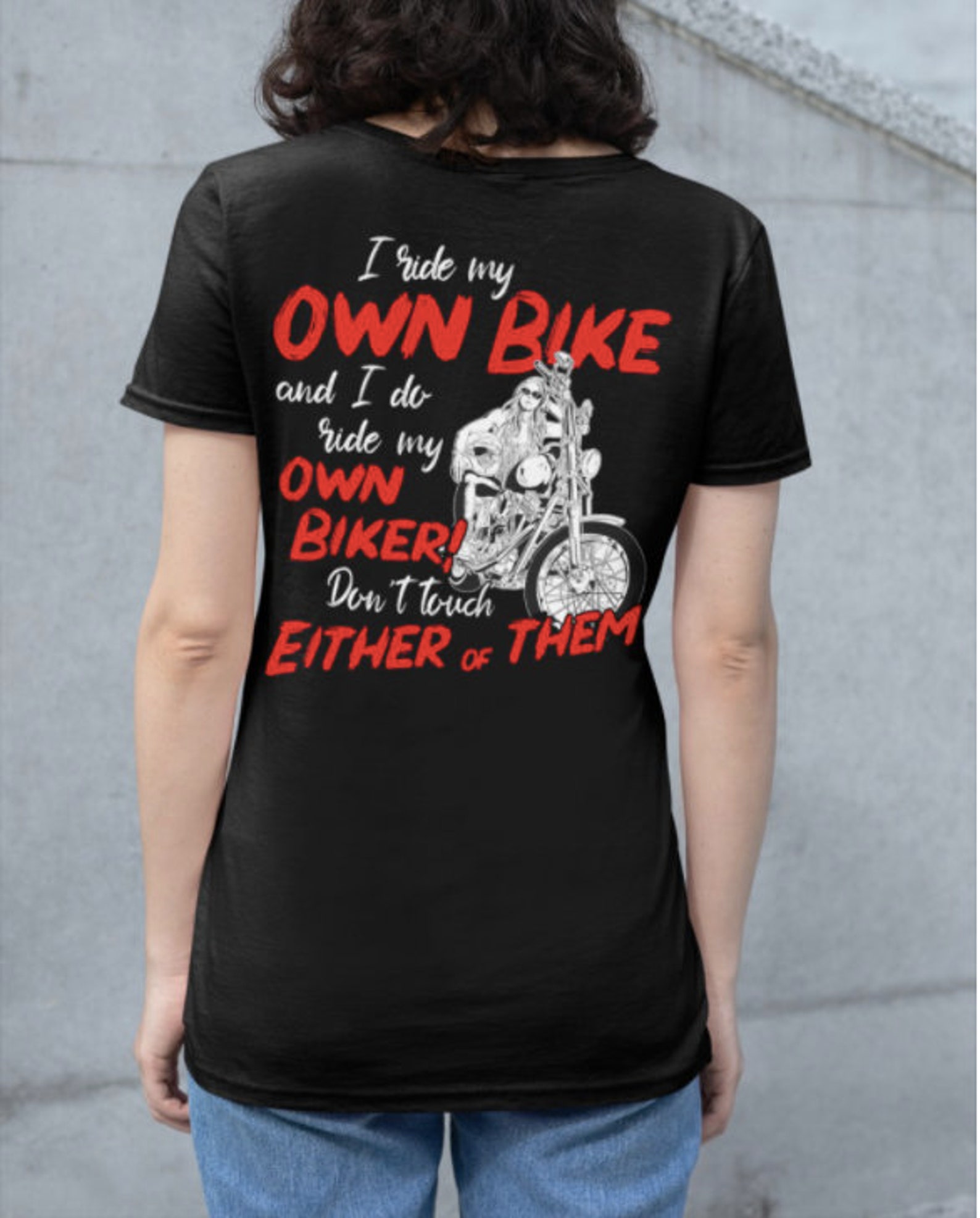 I do ride my own biker Motorcycle Women Premium T shirt Etsy