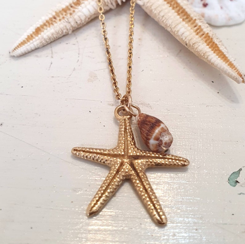 starfish necklace Shell