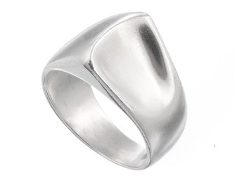 Sterling silver 925 sculpted ring