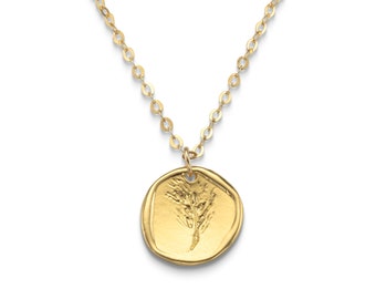 Barley coin Goldfield  necklace