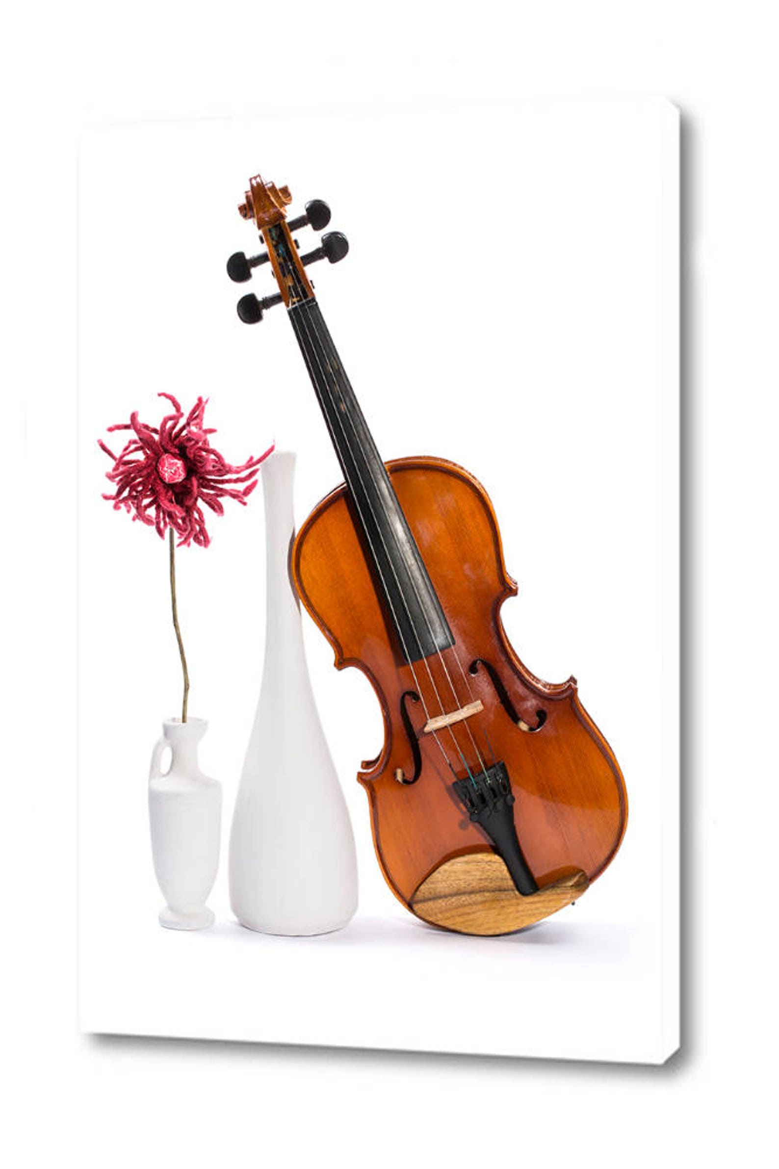 Violin and Flower Download Digital Photo Color Printing Etsy