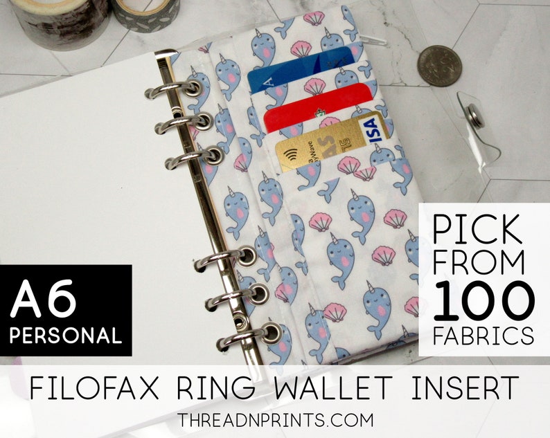 Envelope Wallet Insert for Filofax Monthly Planner 2022 Size Etsy