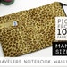 Crystal Lynn reviewed Zippered Wallet Insert for Traveler's Notebook 2020 | Field Notes, Pocket, Passport | Brown Ocelot (V)