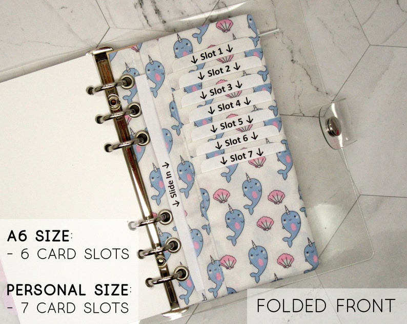 Envelope Wallet Insert for Filofax Monthly Planner 2022 Size Etsy