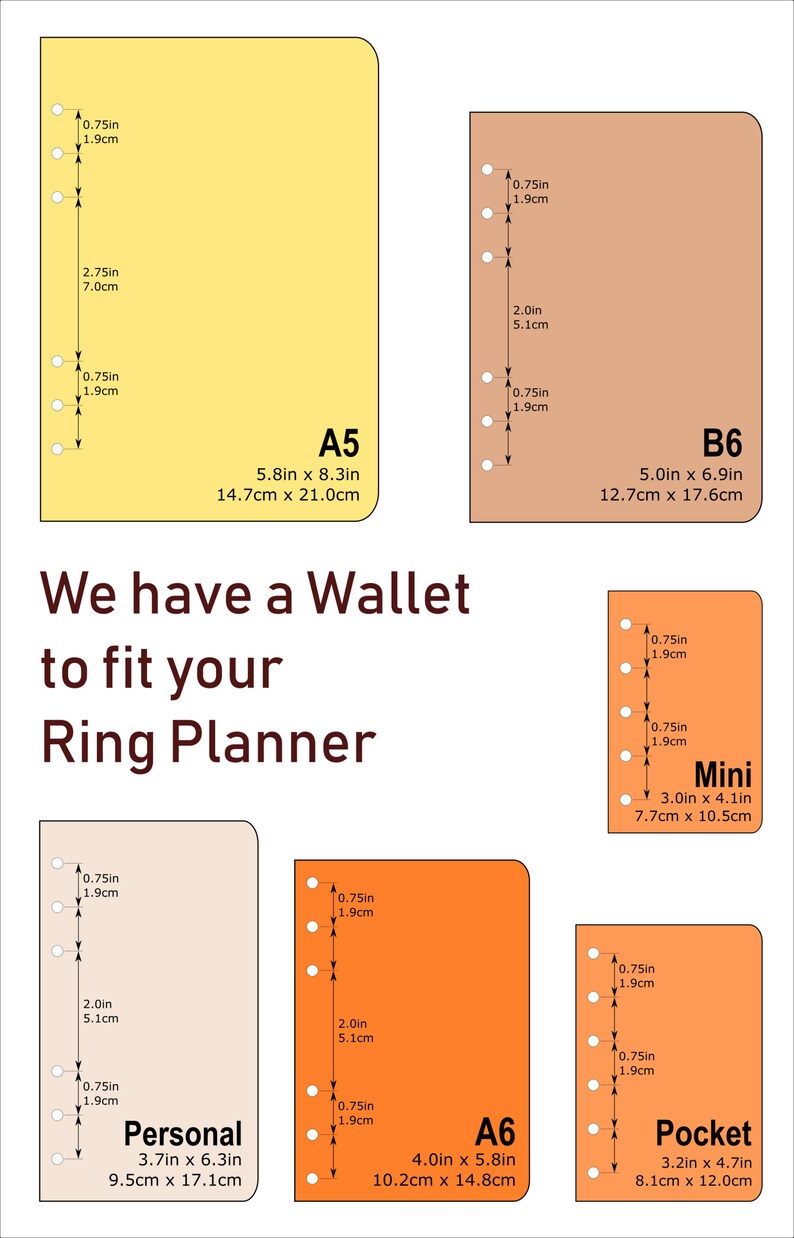 Coin Pouch Insert For A5 Teacher Planner Ring Binder Size A5 Etsy