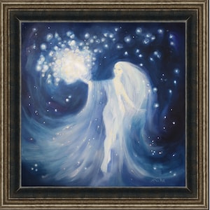 Valar - Varda || Silmarillion inspired original oil painting on canvas