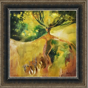 Valar - Yavanna || Silmarillion inspired original oil painting on canvas