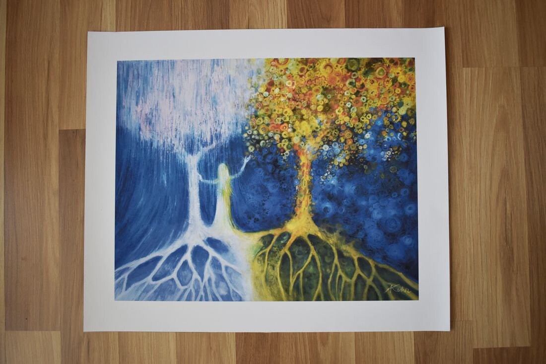 Two Trees of Valinor Print Original Silmarillion Art - Etsy