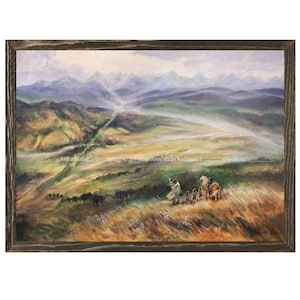 Flight to the Ford - original oil painting | Tolkien inspired art