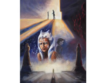 Ahsoka&#39;s Choice - Print || original art || Star Wars inspired