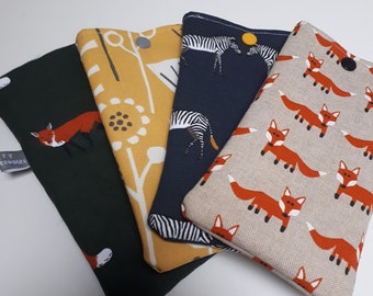 Mobile phone case - padded phone case - fox phone case - phone pouch - phone accessory - gift idea - accessories for her - mobile cover