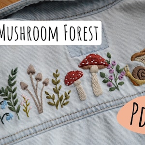 Mushroom Forest PDF Pattern & Stitch Guide