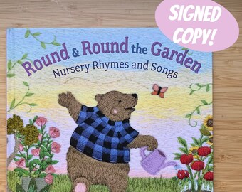 Round & Round the Garden - Signed Copy of my Embroidered Nursery Rhyme Book