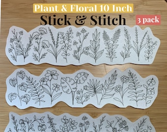 Plantes et fleurs Stick & Stitch - 25 cm (10 po.)