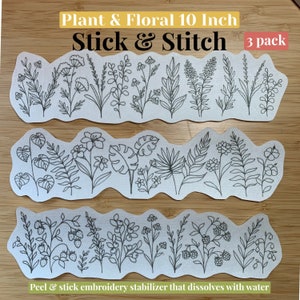 Stick & Stitch Plants and Florals - 10 inch