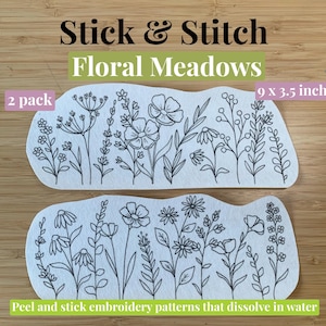 Floral Meadows Stick & Stitch - 9 inch