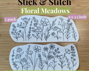 Floral Meadows Stick & Stitch - 9 inch