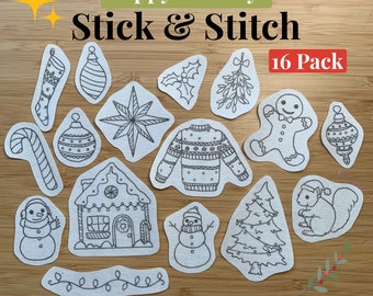 Happy Holidays Stick & Stitch