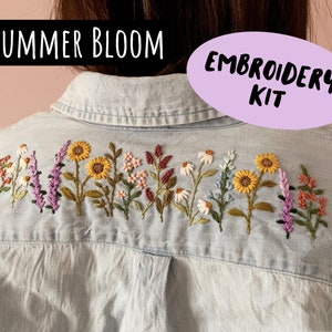 Kit- Summer Bloom Embroidery Kit