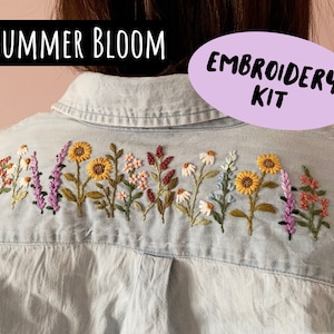 Kit- Summer Bloom Embroidery Kit