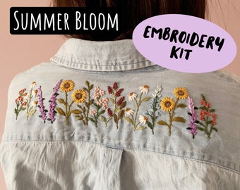 Kit - Kit de broderie Summer Bloom