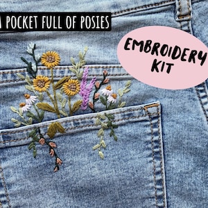 Kit- A Pocket Full of Posies Embroidery Kit