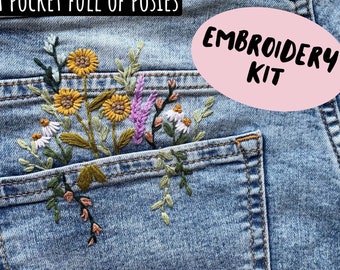 Kit- A Pocket Full of Posies Embroidery Kit