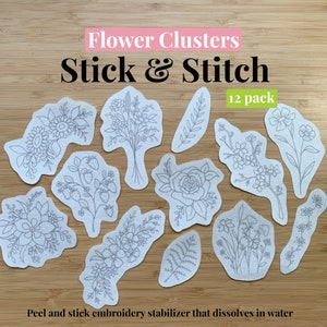Stick & Stitch - Flower Clusters