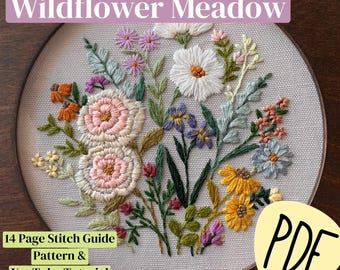 Wildflower Meadow PDF Pattern & Stitch Guide