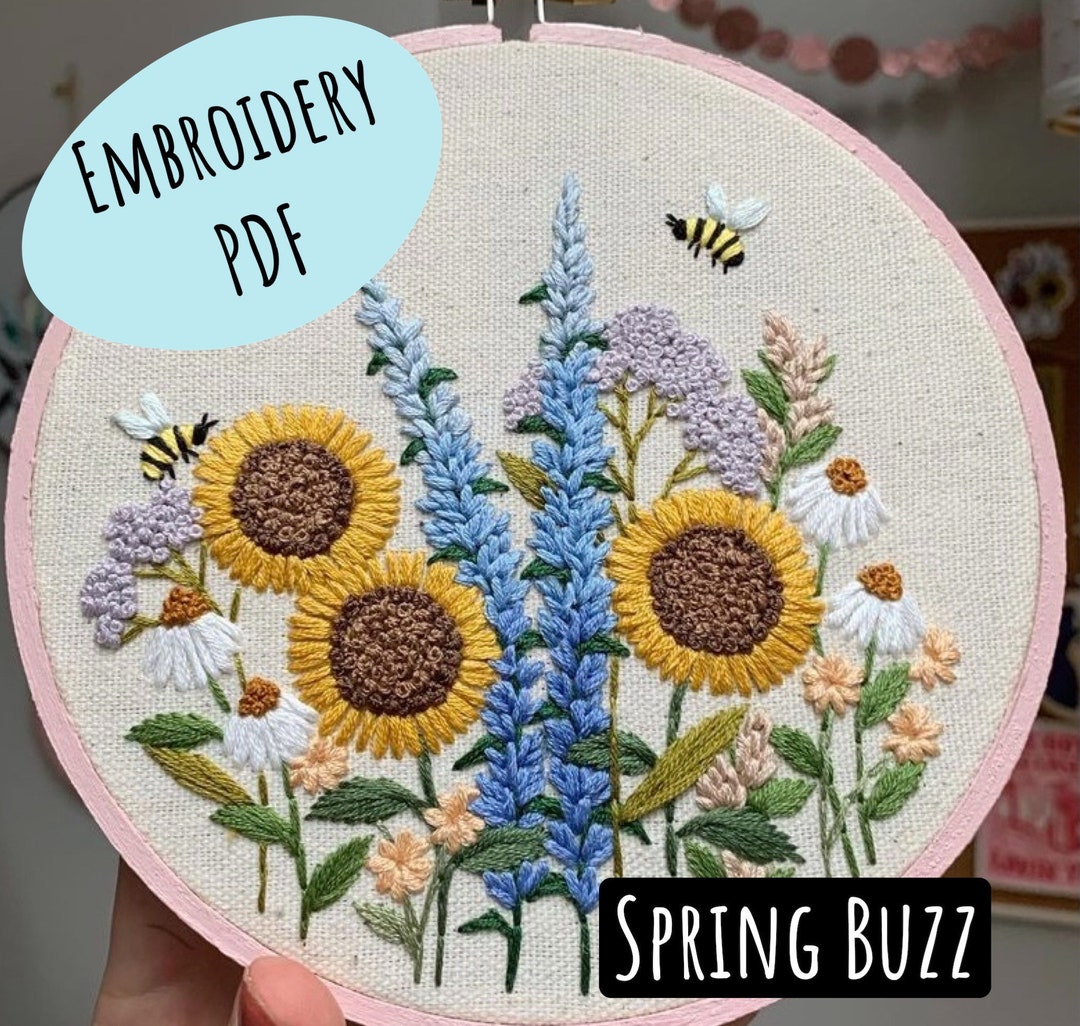 Spring Buzz PDF Pattern and Technique Guide - Etsy