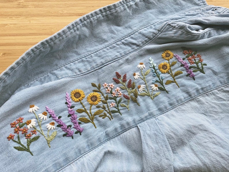 Summer Bloom Embroidery PDF & Pattern imagem 2